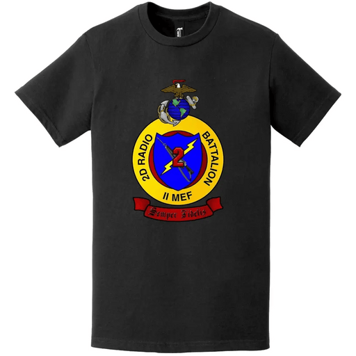 2nd Radio Battalion Logo Emblem T-Shirt Tactically Acquired   