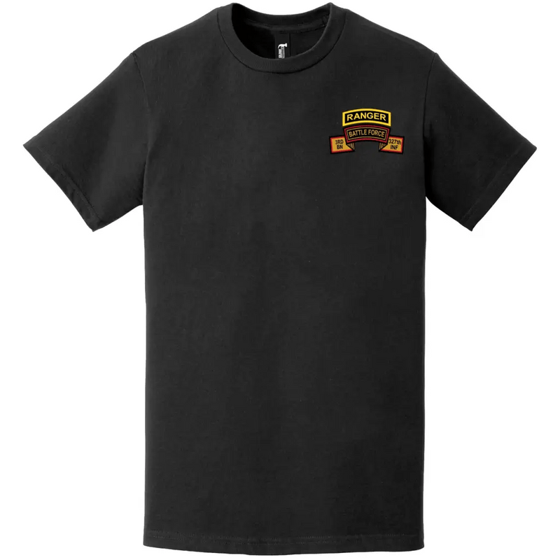 3-327 IR Ranger Tab Logo Emblem Left Chest T-Shirt