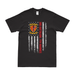 3/7 Marines American Flag T-Shirt Tactically Acquired Black Small 
