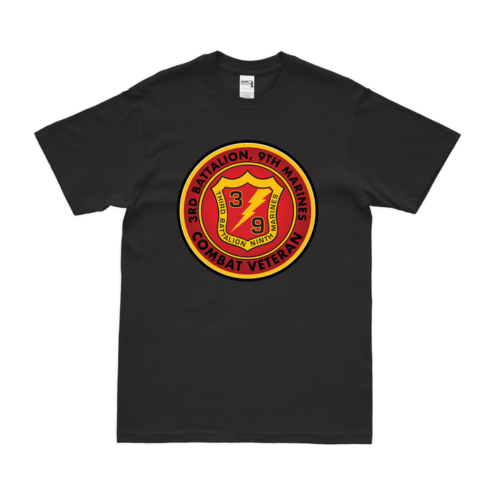 3/9 Marines Combat Veteran T-Shirt Tactically Acquired Black Small 