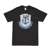 U.S. Army 301st Medical Battalion T-Shirt Tactically Acquired Black Distressed Small