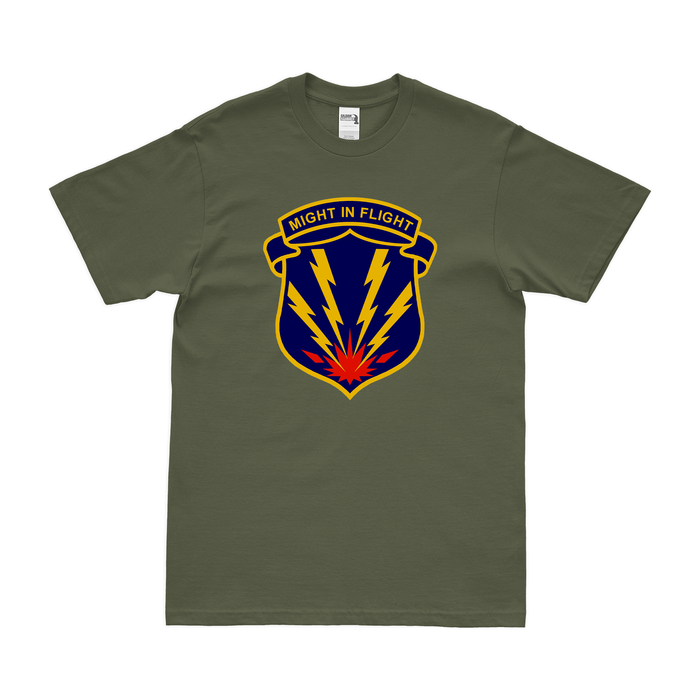 303rd Bombardment Group USAAF WW2 T-Shirt Tactically Acquired Military Green Clean Small