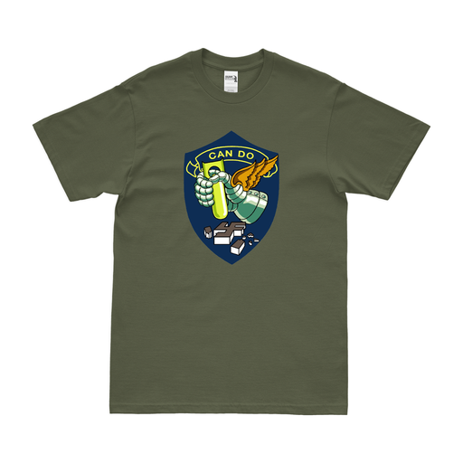 305th Bombardment Group USAAF WW2 T-Shirt Tactically Acquired Military Green Clean Small