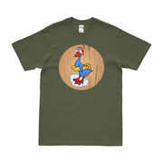 311th Bombardment Squadron WW2 T-Shirt Tactically Acquired Military Green Distressed Small