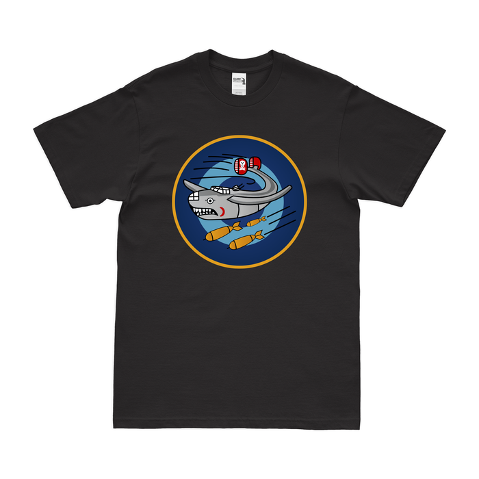 320th Bombardment Squadron WW2 T-Shirt Tactically Acquired Black Clean Small