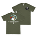 Double-Sided 321st Bomb Squadron w/ Text T-Shirt Tactically Acquired Military Green Small 