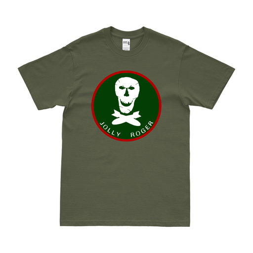 321st Bombardment Squadron WW2 T-Shirt Tactically Acquired Military Green Clean Small