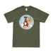 323rd Bombardment Squadron Logo T-Shirt Tactically Acquired Military Green Distressed Small