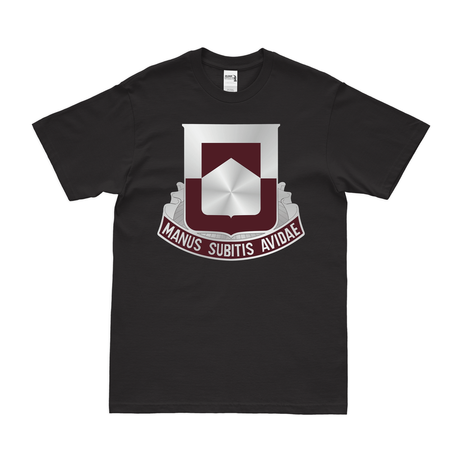 U.S. Army 328th Medical Battalion T-Shirt Tactically Acquired Black Clean Small