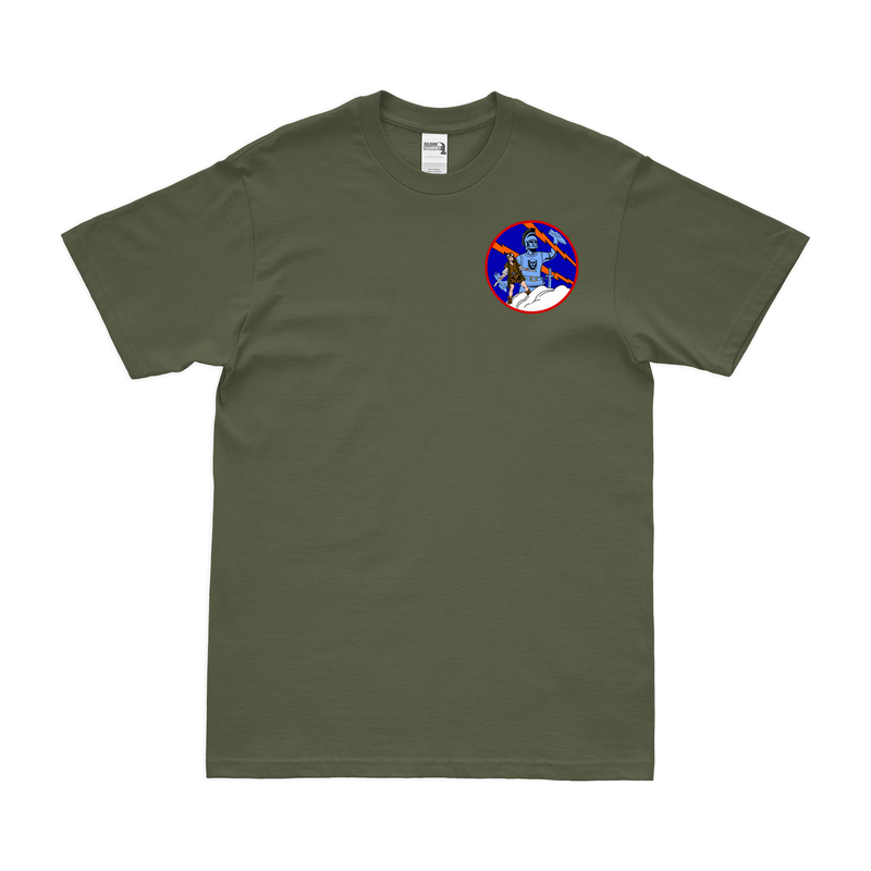 328th Fighter Squadron WW2 Left Chest Emblem T-Shirt