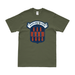 334th Bombardment Group Logo T-Shirt Tactically Acquired Military Green Distressed Small