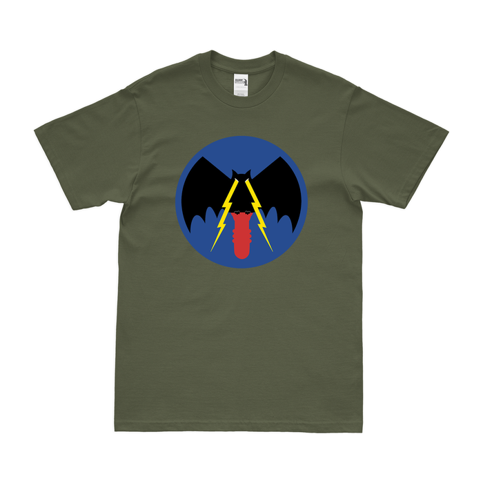 335th Bombardment Squadron Logo T-Shirt Tactically Acquired Military Green Clean Small