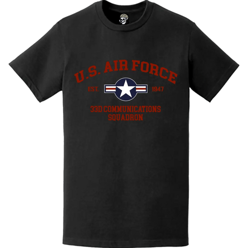 33rd Communications Squadron T-Shirt Tactically Acquired   