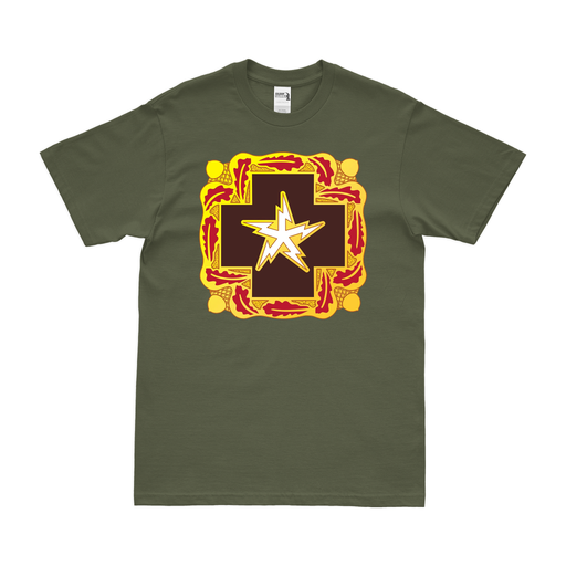 U.S. Army 345th Medical Battalion T-Shirt Tactically Acquired Military Green Clean Small