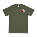 345th Bomb Group WW2 Left Chest Emblem T-Shirt Tactically Acquired Military Green Clean Small