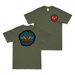 Double-Sided 347th Bomb Squadron - 99th BG T-Shirt Tactically Acquired Military Green Clean Small