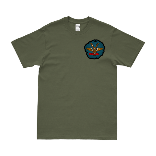 347th Bomb Squadron WW2 Left Chest Emblem T-Shirt Tactically Acquired Military Green Clean Small