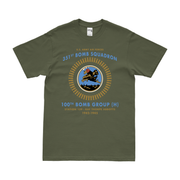 351st Bomb Squadron Since 1942 Legacy T-Shirt Tactically Acquired Military Green Clean Small