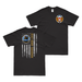Double-Sided 351st Bomb Squadron American Flag T-Shirt Tactically Acquired Black Clean Small