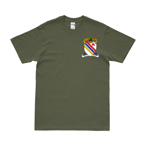 354th Figther Group Left Chest Emblem T-Shirt Tactically Acquired Military Green Small 