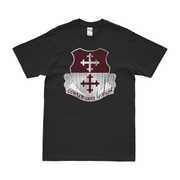 U.S. Army 363rd Medical Battalion T-Shirt Tactically Acquired Black Distressed Small