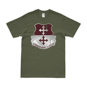 U.S. Army 363rd Medical Battalion T-Shirt Tactically Acquired Military Green Distressed Small