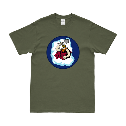 368th Bombardment Squadron WW2 AAF T-Shirt Tactically Acquired Military Green Clean Small