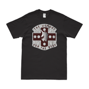 U.S. Army 37th Medical Battalion T-Shirt Tactically Acquired Black Distressed Small