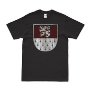 U.S. Army 371st Medical Battalion T-Shirt Tactically Acquired Black Distressed Small