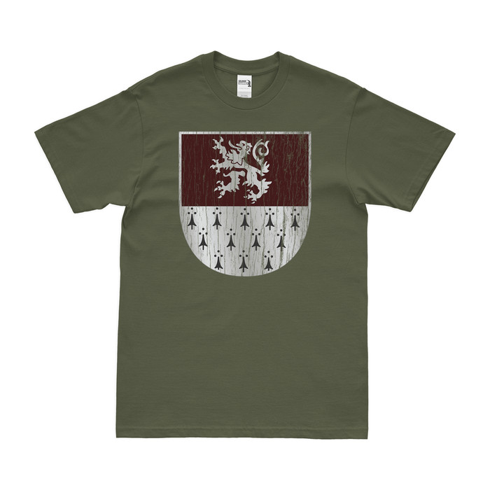 U.S. Army 371st Medical Battalion T-Shirt Tactically Acquired Military Green Distressed Small