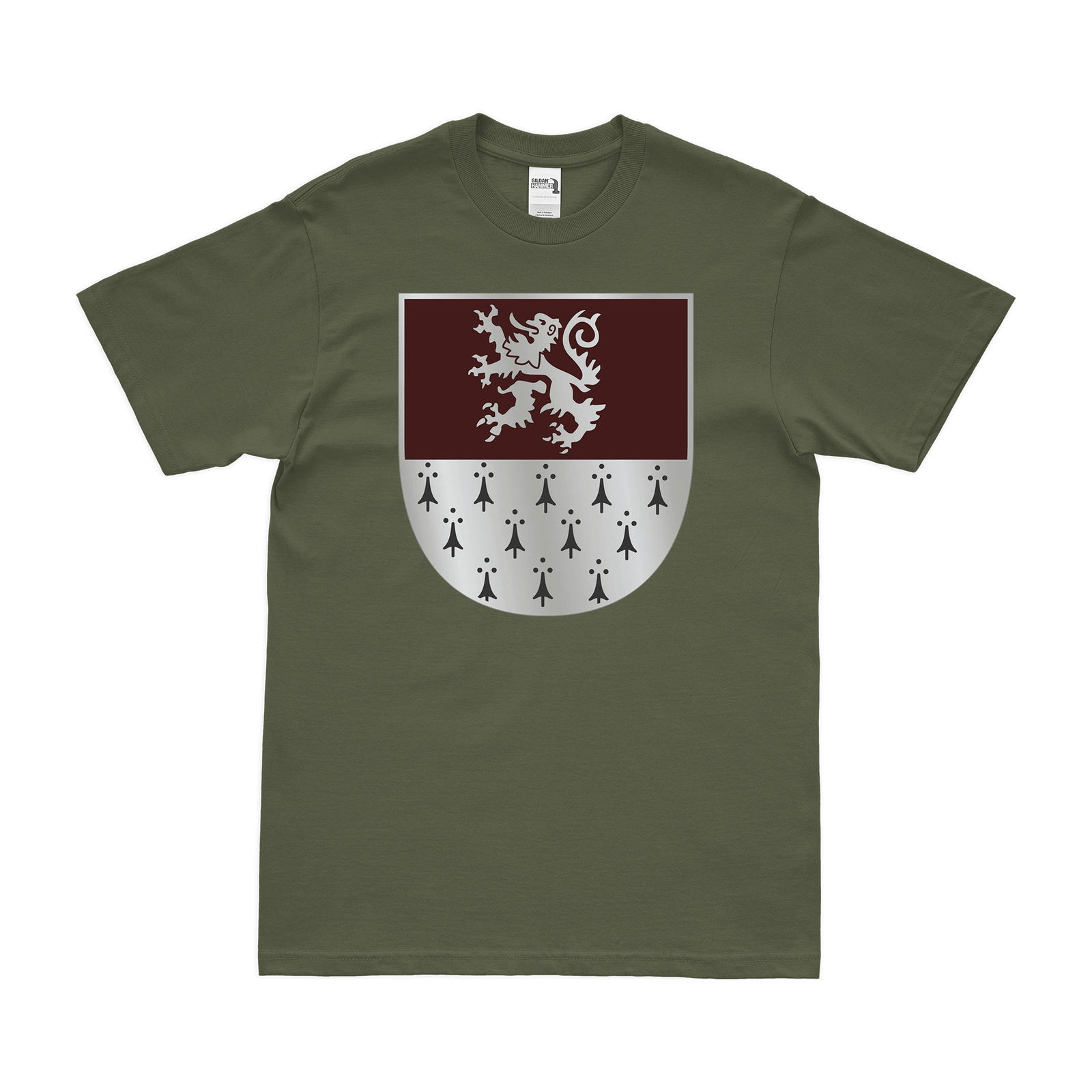 U.S. Army 371st Medical Battalion T-Shirt Tactically Acquired Military Green Clean Small