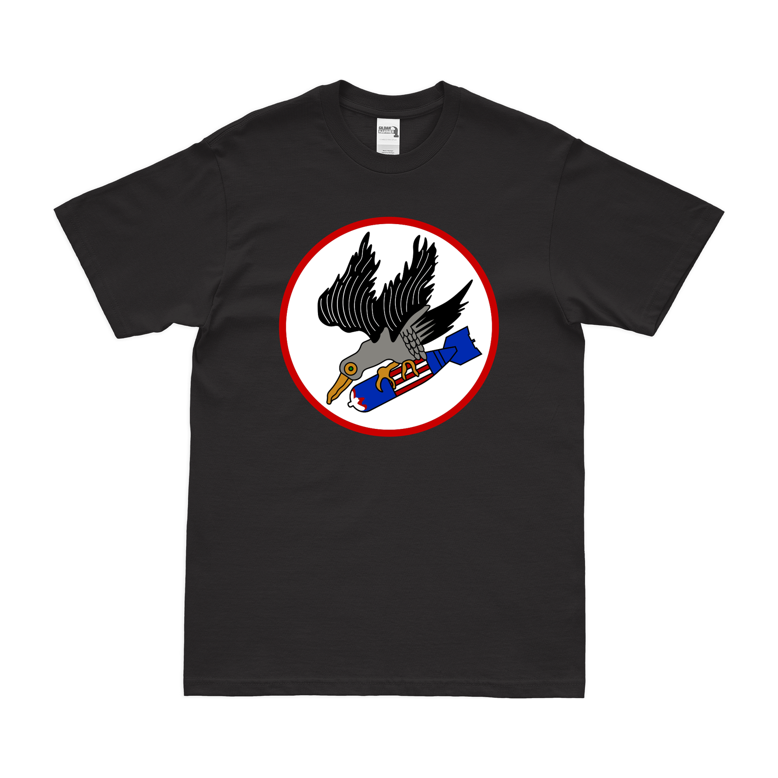 371st Bombardment Squadron WW2 T-Shirt Tactically Acquired Black Clean Small