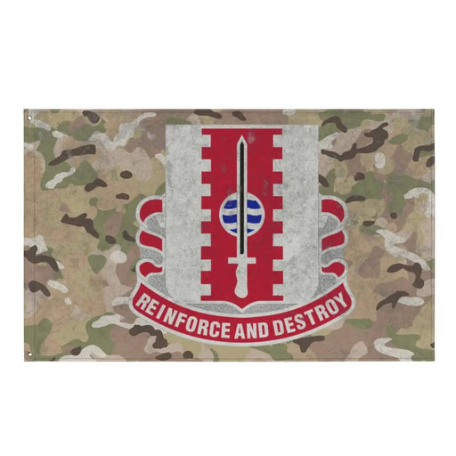 386th Engineer Battalion Indoor Wall Flag Tactically Acquired Default Title  