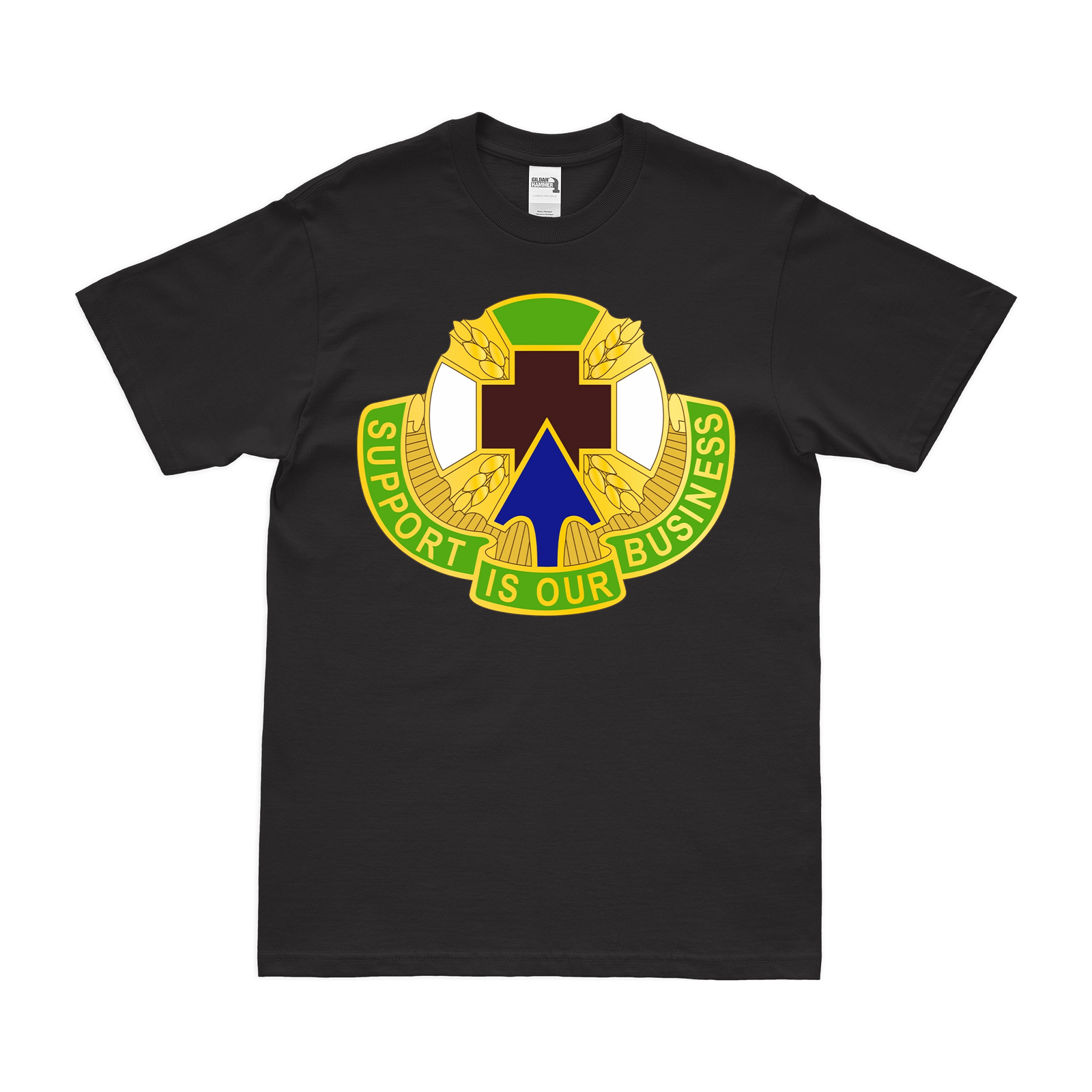 U.S. Army 388th Medical Battalion T-Shirt Tactically Acquired Black Clean Small