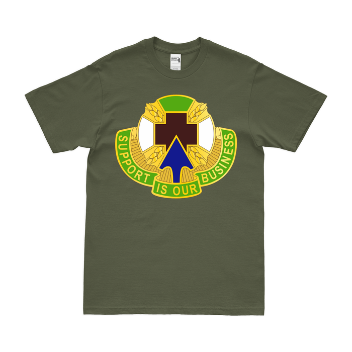 U.S. Army 388th Medical Battalion T-Shirt Tactically Acquired Military Green Clean Small