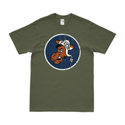 388th Bomb Squadron WW2 Logo Emblem T-Shirt Tactically Acquired Military Green Distressed Small