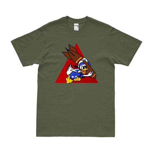 389th Bomb Squadron WW2 Logo Emblem T-Shirt Tactically Acquired Military Green Clean Small