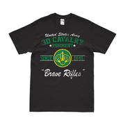 3d Cavalry Regiment Since 1846 T-Shirt Tactically Acquired Black Distressed Small