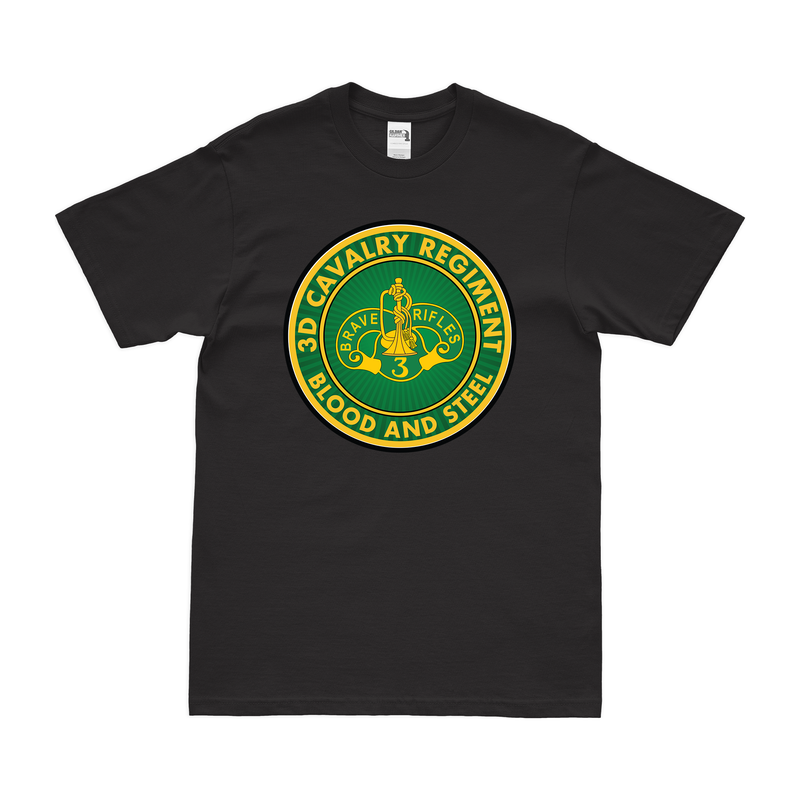 3d Cavalry Regiment Motto Emblem T-Shirt