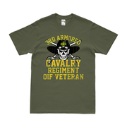 3d Armored Cavalry Regiment (3rd ACR) OIF Veteran T-Shirt Tactically Acquired Military Green Distressed Small