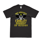 3d Armored Cavalry Regiment (3rd ACR) OIF Veteran T-Shirt Tactically Acquired Black Distressed Small