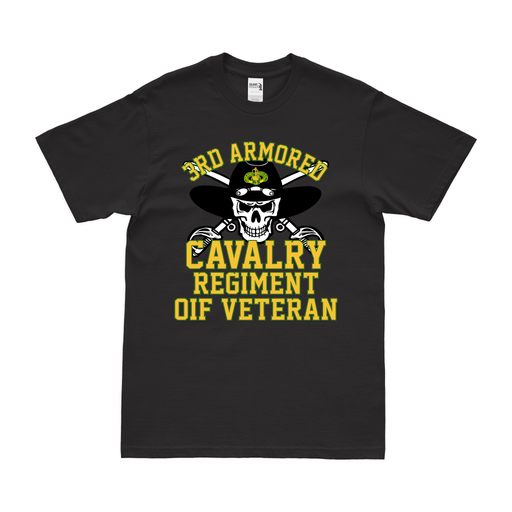 3d Armored Cavalry Regiment (3rd ACR) OIF Veteran T-Shirt Tactically Acquired Black Clean Small