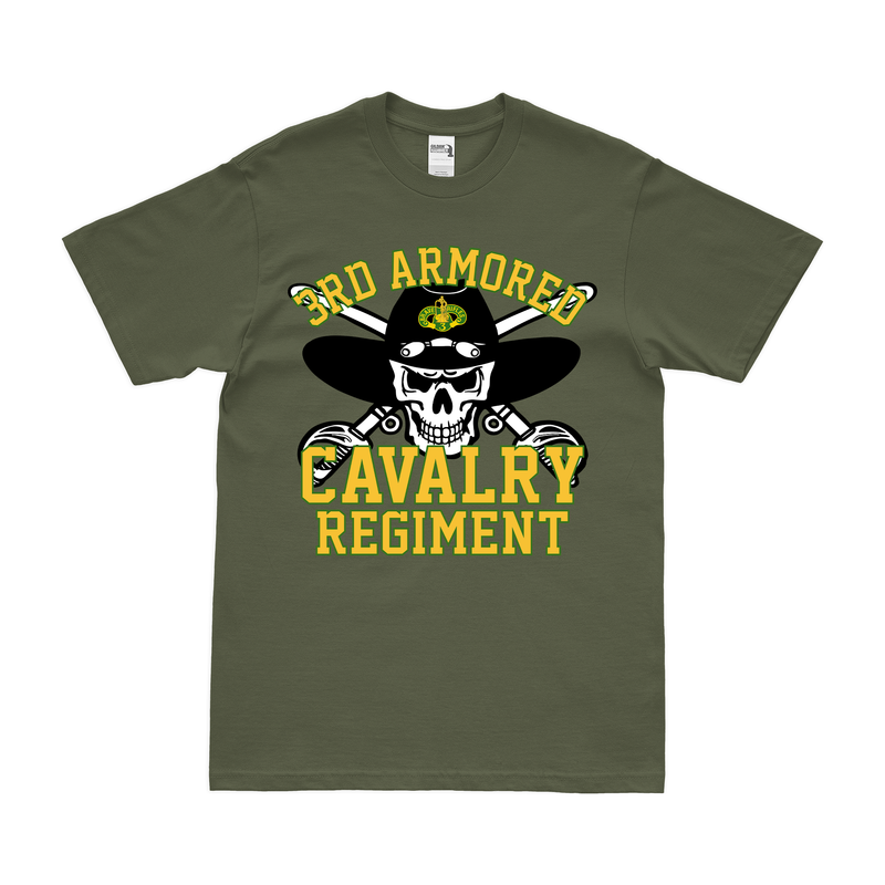 3d Armored Cavalry Regiment (3rd ACR) Skull T-Shirt