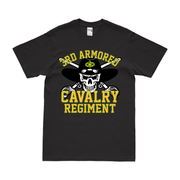 3d Armored Cavalry Regiment (3rd ACR) Skull T-Shirt Tactically Acquired Black Clean Small
