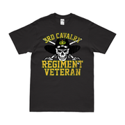 3d Cavalry Regiment Veteran T-Shirt Tactically Acquired Black Distressed Small