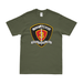 3rd Marine Regiment Unit Emblem T-Shirt Tactically Acquired Military Green Distressed Small