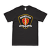 3rd Marine Regiment Unit Emblem T-Shirt Tactically Acquired Black Clean Small