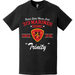 3rd Battalion 3rd Marines (3/3 Marines) 'Trinity' Since 1942 USMC Unit Legacy T-Shirt Tactically Acquired   