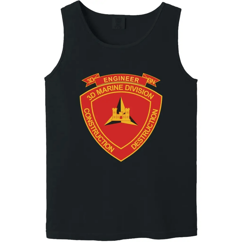 3rd Combat Engineer Battalion (3rd CEB) Unit Logo Emblem Tank Top