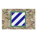 3rd Infantry Division (3rd ID) OCP Camo CSIB Indoor Wall Flag Tactically Acquired Default Title  
